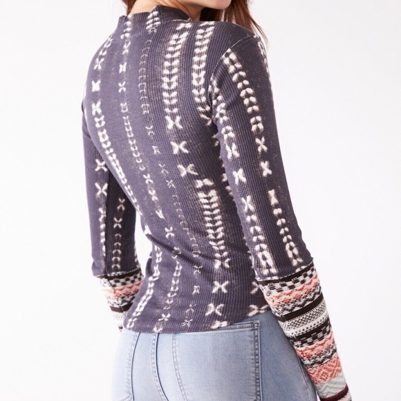 NWT Free People Wonderful Swit Thermal Top Medium - Picture 7 of 9